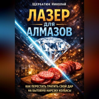 Обложка книги «Лазер для алмазов: Как перестать тратить свой дар на бытовую нарезку колбасы»