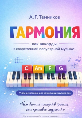 Обложка книги «Гармония как аккорды в современной популярной музыке»