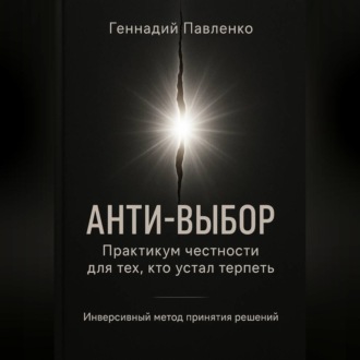 Обложка книги «Анти‑выбор: Практикум честности для тех, кто устал терпеть»