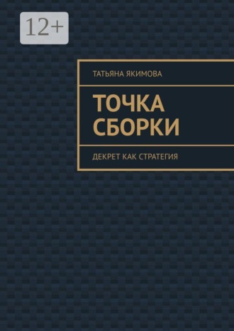 Обложка книги «Точка сборки. Декрет как стратегия»