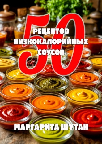 Обложка книги «50 Рецептов низкокалорийных соусов»