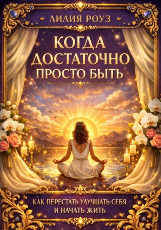 Обложка книги «Когда достаточно просто быть: как перестать улучшать себя и начать жить»