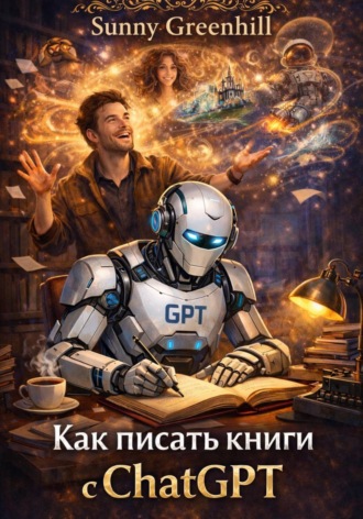 Обложка книги «Как писать книги с ChatGPT»