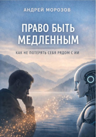 Обложка книги «Право быть медленным. Как не потерять себя рядом с ИИ»