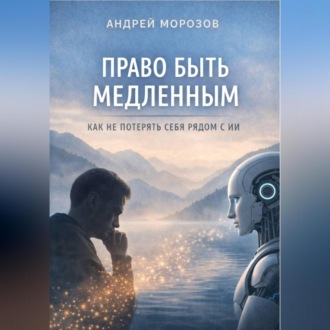 Обложка книги «Право быть медленным. Как не потерять себя рядом с ИИ»
