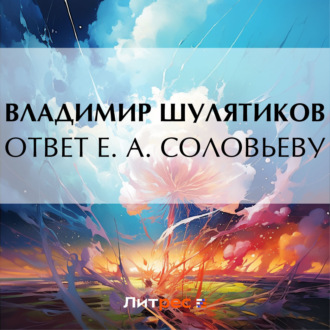 Обложка книги «Ответ Е. А. Соловьеву»