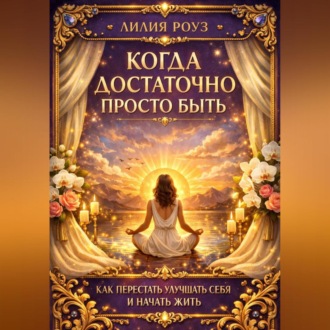 Обложка книги «Когда достаточно просто быть: как перестать улучшать себя и начать жить»