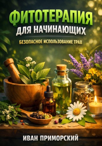 Обложка книги «Фитотерапия для начинающих безопасное использование трав»