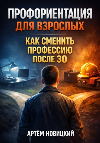 Обложка книги «Профориентация для взрослых. Как сменить профессию после 30»
