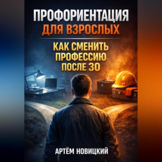 Обложка книги «Профориентация для взрослых как сменить профессию после 30»