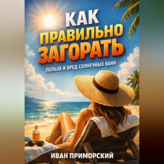Обложка книги «Как правильно загорать польза и вред солнечных ванн»