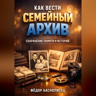 Обложка книги «Как вести семейный архив сохранение памяти и историй»