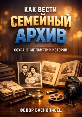 Обложка книги «Как вести семейный архив. Сохранение памяти и историй»