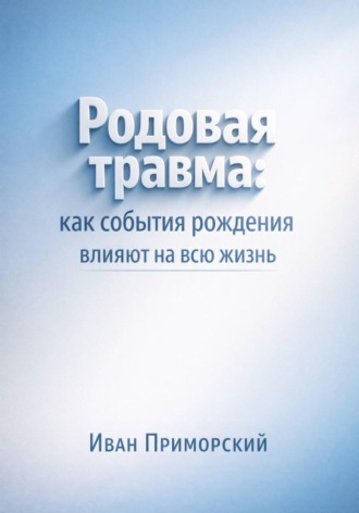 Обложка книги «Родовая травма. Как события рождения влияют на всю жизнь»