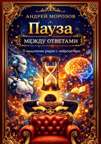 Обложка книги «Пауза между ответами. О мышлении рядом с нейросетями»
