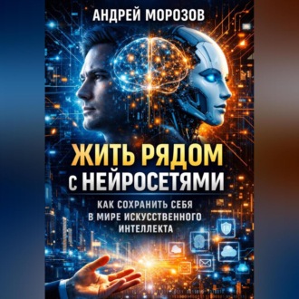 Обложка книги «Жить рядом с нейросетями: как сохранить себя в мире искусственного интеллекта»