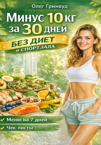 Обложка книги «Минус 10 кг за 30 дней без диет и спортзала»
