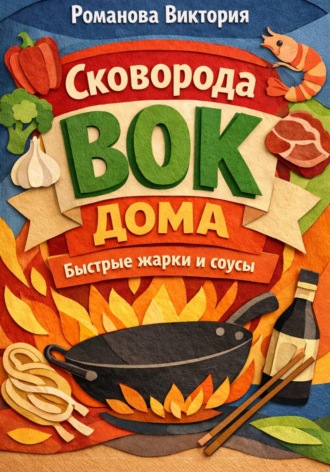 Обложка книги «Сковорода вок дома: быстрые жарки и соусы»