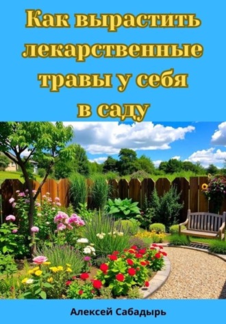 Обложка книги «Как вырастить лекарственные травы у себя в саду»