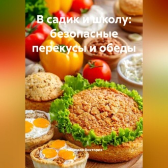 Обложка книги «В садик и школу: безопасные перекусы и обеды»