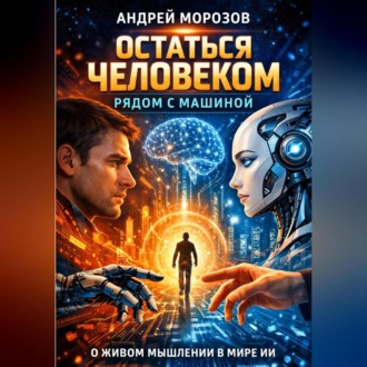Обложка книги «Оставаться человеком рядом с машиной: о живом мышлении в мире ИИ»