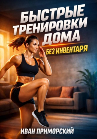 Обложка книги «Быстрые Тренировки дома без Инвентаря»