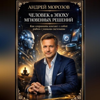 Обложка книги «Человек в эпоху мгновенных решений: как сохранить контакт с собой рядом с умными системами»