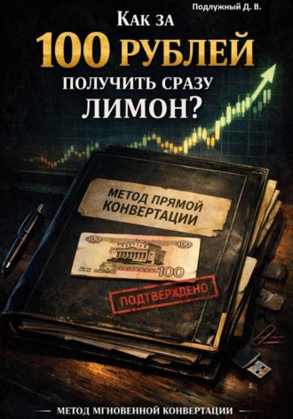 Дмитрий Подлужный. Как за 100 рублей получить сразу лимон?