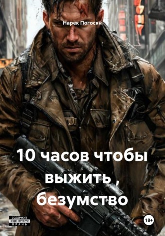 Обложка книги «10 часов чтобы выжить , безумство»