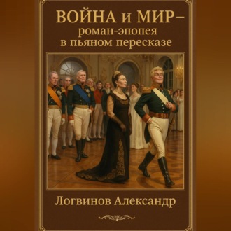 Обложка книги «Война и мир – роман – эпопея в пьяном пересказе»