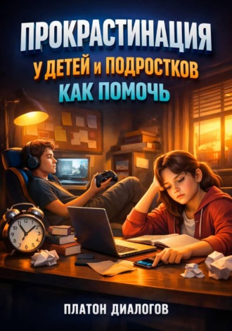 Обложка книги «Прокрастинация у детей и подростков. Как помочь»