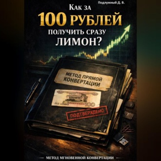 Обложка книги «Как за 100 рублей получить сразу лимон?»