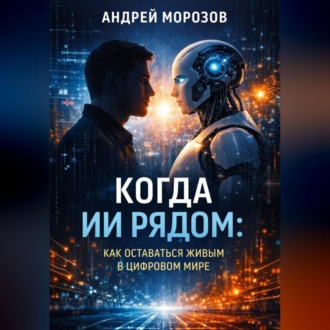 Обложка книги «Когда ИИ рядом: как оставаться живым в цифровом мире»