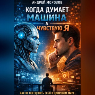 Обложка книги «Когда думает машина, а чувствую я: как не обесценить себя в цифровом мире»