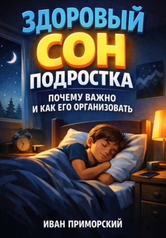 Обложка книги «Здоровый Сон Подростка. Почему Важно и Как Его Организовать»