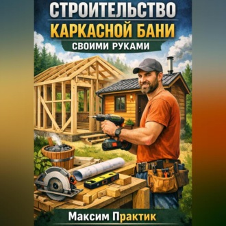 Обложка книги «Строительство каркасной бани своими руками»