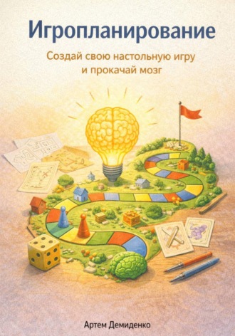 Обложка книги «Игропланирование: Создай свою настольную игру и прокачай мозг»