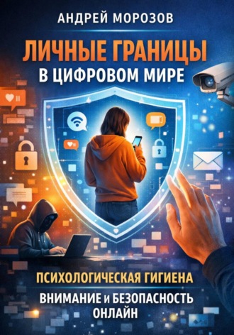 Обложка книги «Личные границы в цифровом мире: психологическая гигиена, внимание и безопасность онлайн»