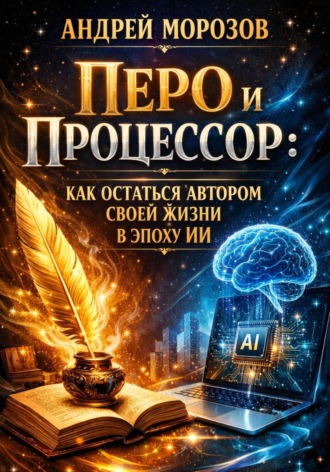 Обложка книги «Перо и процессор: как остаться автором своей жизни в эпоху ИИ»