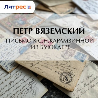 Обложка книги «Письмо к С.Н.Карамзинной из Буюкдере»