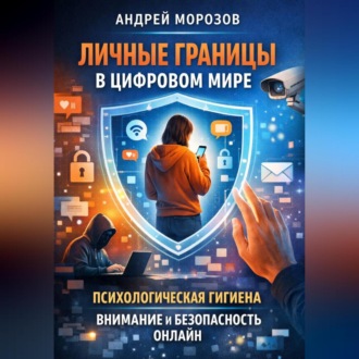 Обложка книги «Личные границы в цифровом мире: психологическая гигиена, внимание и безопасность онлайн»