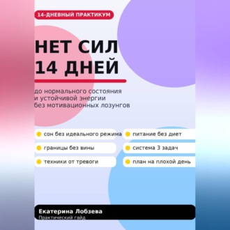 Обложка книги ««Нет сил»: 14 дней до нормального состояния»