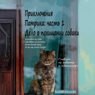 Обложка книги «Приключения Патрика: часть 1. Дело о похищении собаки»