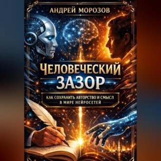 Обложка книги «Человеческий зазор: как сохранить авторство и смысл в мире нейросетей»