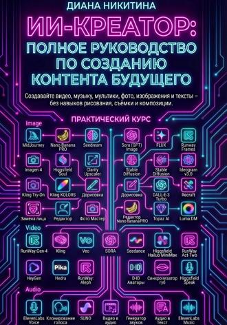 Обложка книги «ИИ-креатор: Полное руководство по созданию контента будущего»