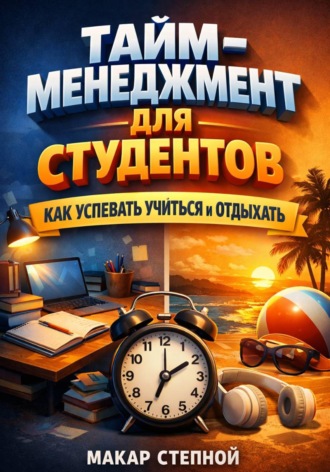 Обложка книги «Тайм Менеджмент для Студентов. Как Успевать Учиться и Отдыхать»