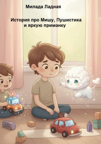 Обложка книги «История про Мишу, Пушистика и яркую приманку»