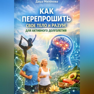 Обложка книги «Как перепрошить свое тело и разум для активного долголетия»
