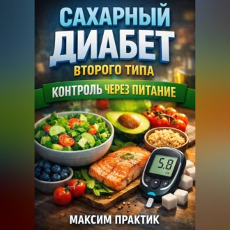 Обложка книги «Сахарный Диабет Второго Типа Контроль через Питание»