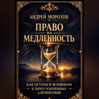 Обложка книги «Право на медленность: как остаться человеком в эпоху ускоренных алгоритмов»